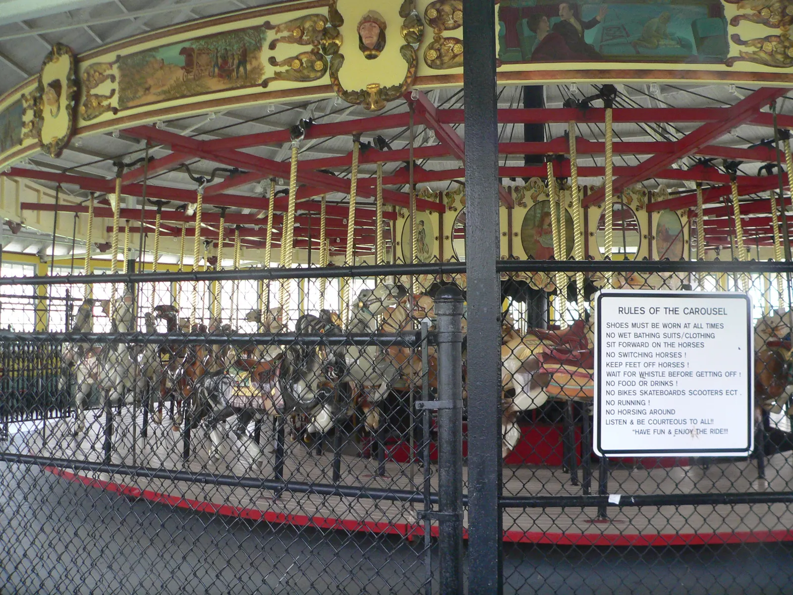 George F. Johnson Recreation Park carousel building in Binghamton, New York