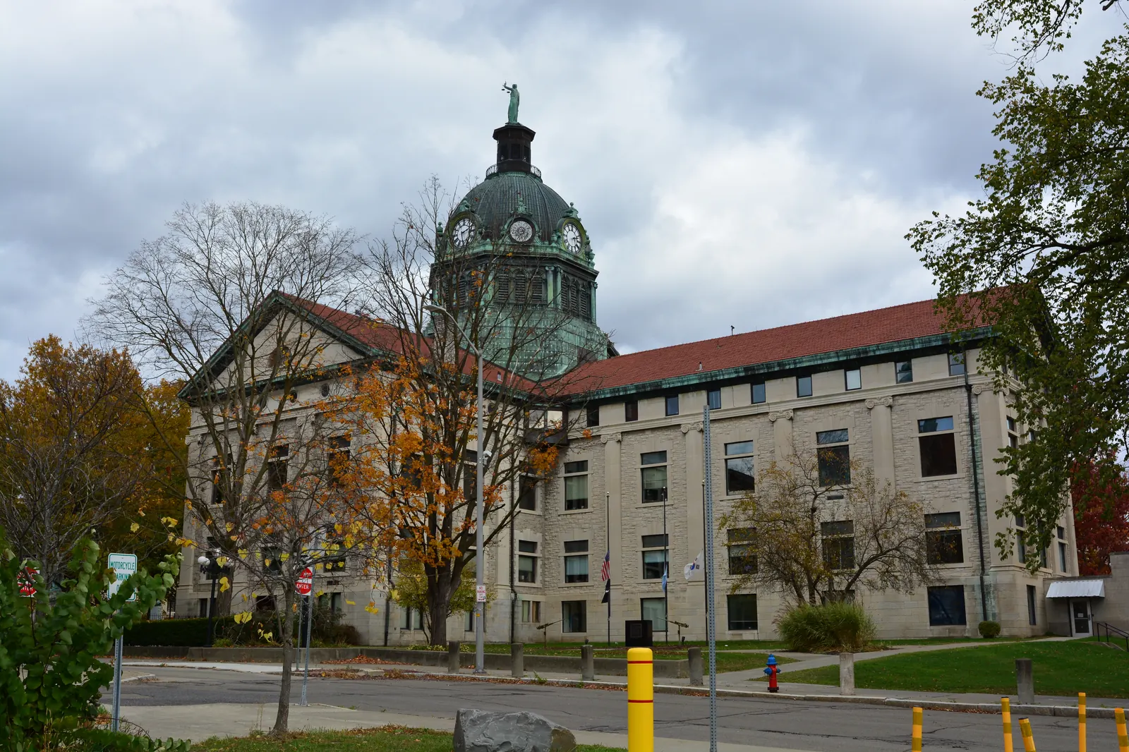 Broome County Courthouse on Court Street in downtown Binghamton